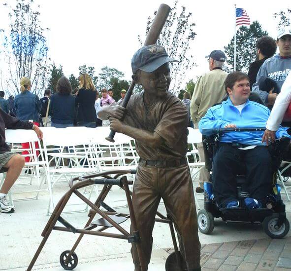 Fine Art Studio of Rotblatt & Amrany’s Miracle League Sculpture in Michigan Still Captures Hearts Today
