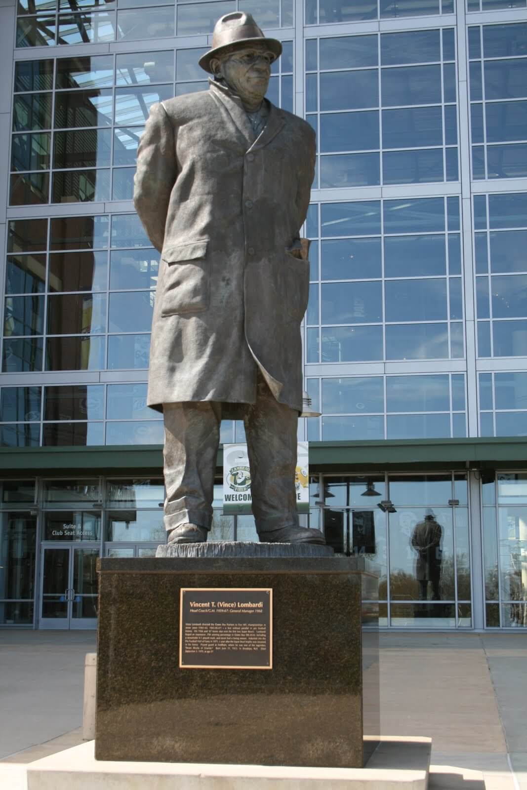 Vince Lombardi statue, Green Bay Packers