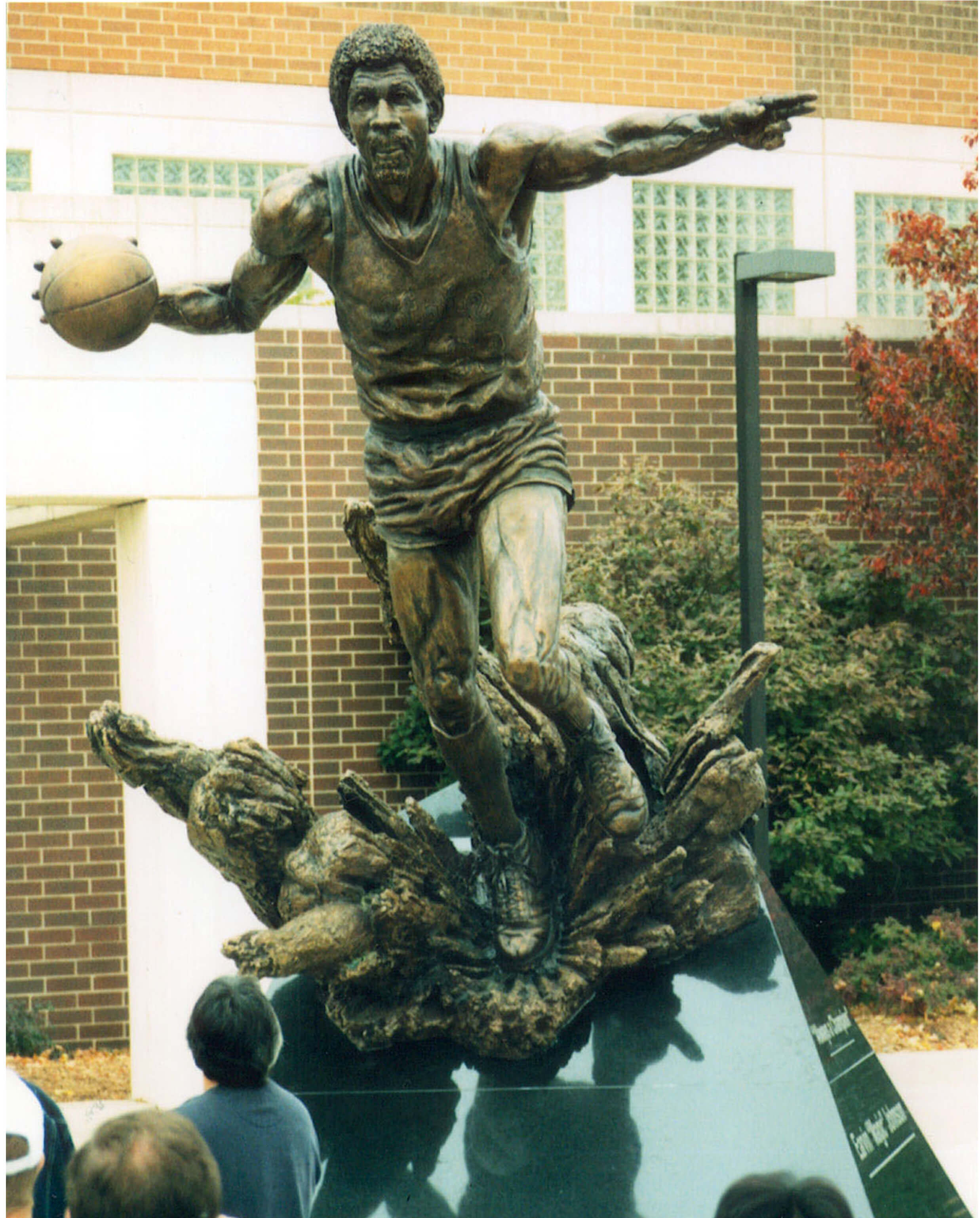 MSU, Magic Johnson statue, East Lansing