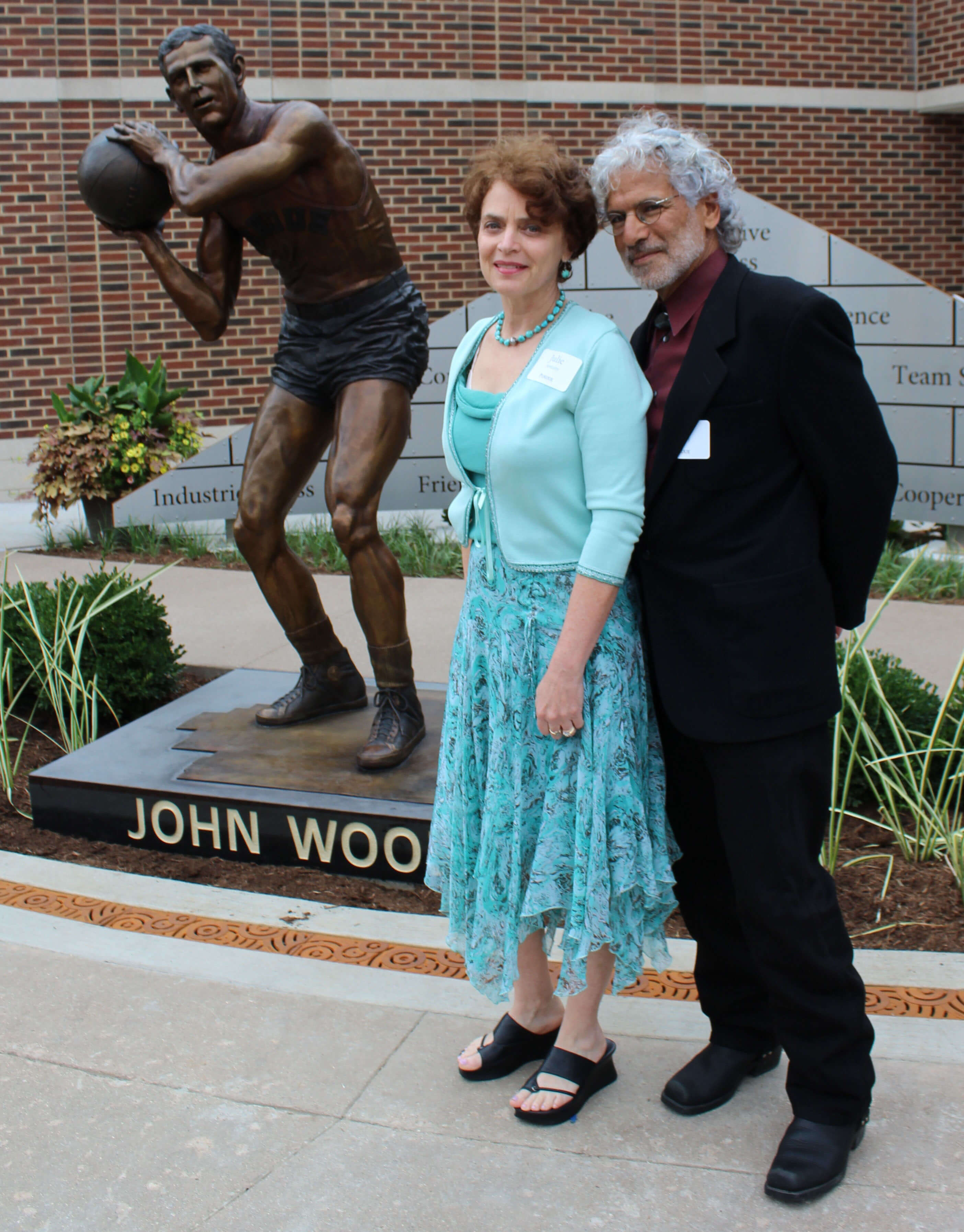 John Wooden, Purdue University, West Lafayette, statue