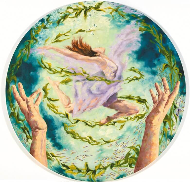 vortex of healing waters painting