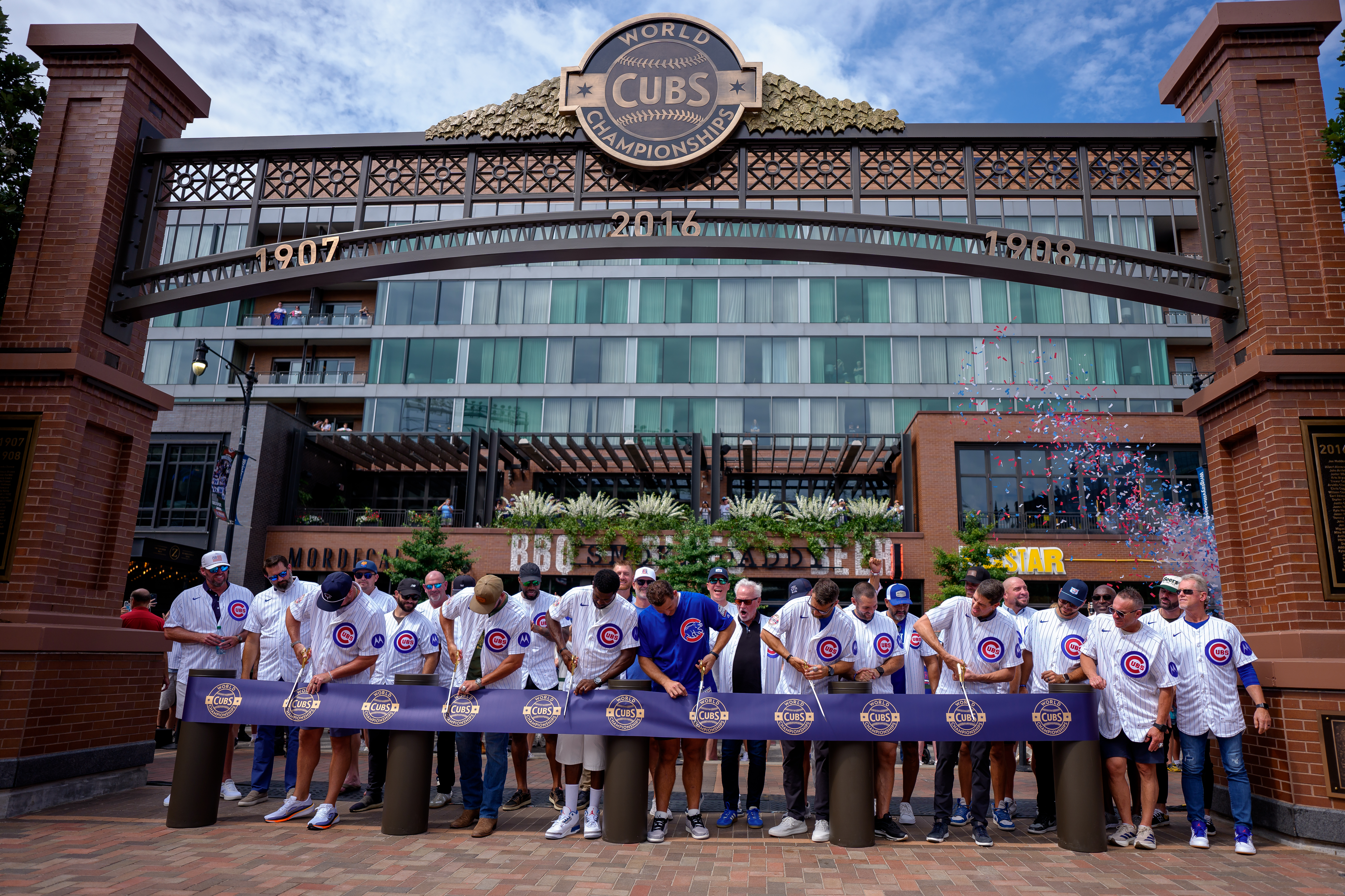 Cubs Unveil Champions Gate at Wrigley Field